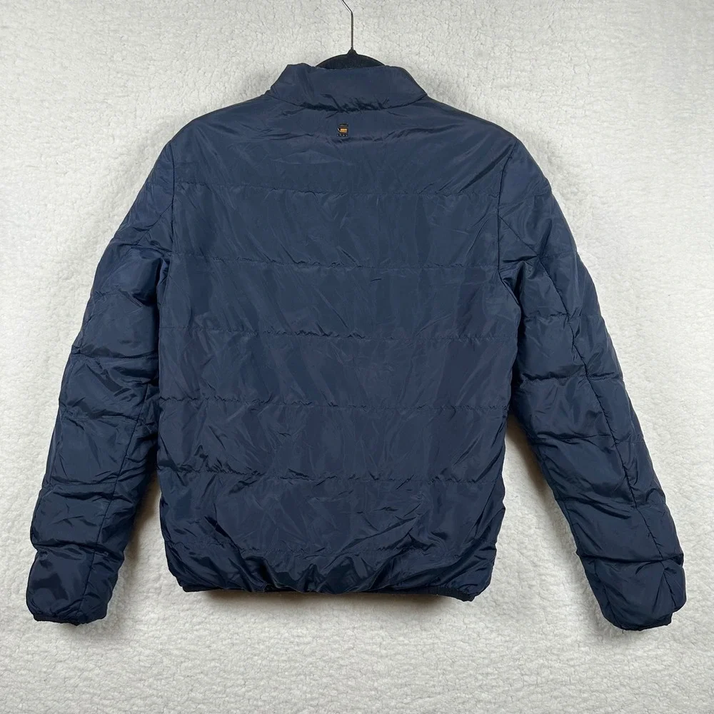 G-STAR RAW Puffer Jacket Boys L Navy Blue‎ Quilted Insulated Utility Puffer